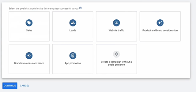 Choosing a campaign goal in your Google Ads account allows Google to optimize your campaign based on your specific goals.