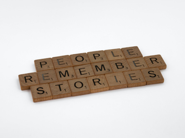 According to studies, stories are up to 22 times more memorable than facts alone. (Brett Jordan, Pexels, Pexels License)