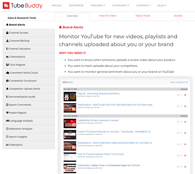 With TubeBuddy you can research specific topic ideas and optimize your content appropriately once you’ve created your YouTube video.
