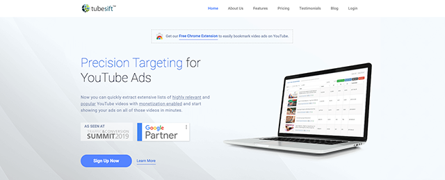 TubeSift is the software behind precision targeting for YouTube ads that connects brands with their ideal customers.